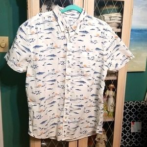 Sonoma Tropical Button Down Shirt